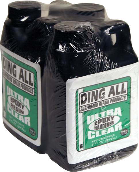 DING ALL EPOXY 24oz SET/2x8oz resin 1x8oz hardener (3pack)