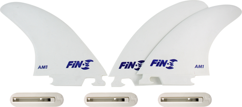 FIN-S PRODUCTION SET AM-1 WHITE 3 fins 3 boxes