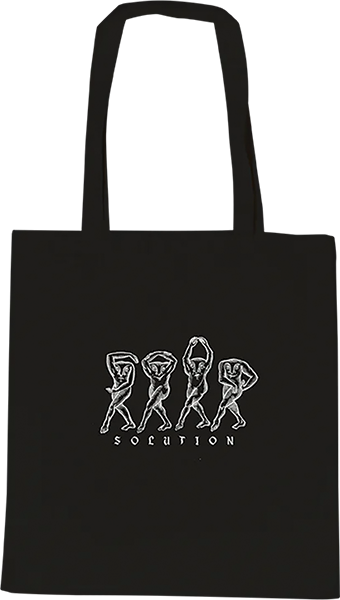 SOUR BODIES TOTE BAG BLACK