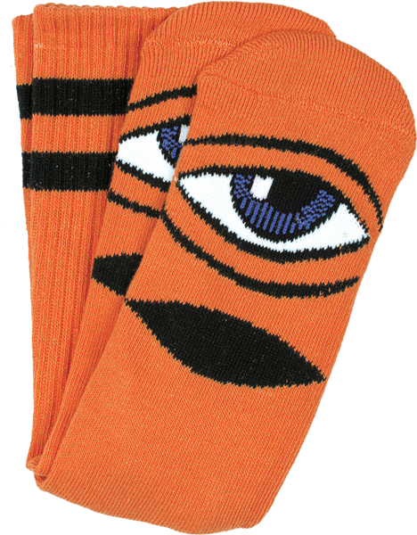 Toy Machine SECT EYE III CREW SOCKS ORANGE 1 pair