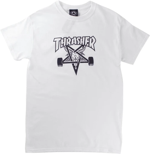 THRASHER SK8GOAT SS XLARGE WHITE