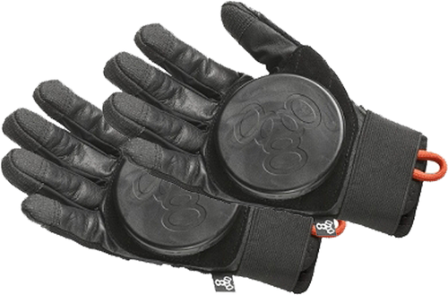 TRIPLE 8 DOWNHILL SLIDE GLOVES XSMALL-BLACK