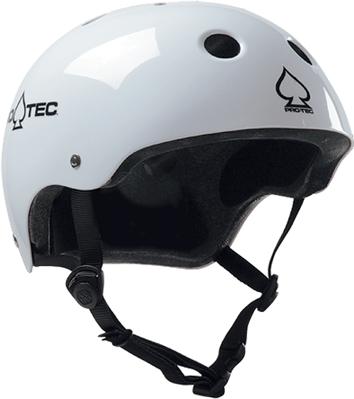 PROTEC Classic CERTFIED GLOSS WHT-XS SKATE HELMET