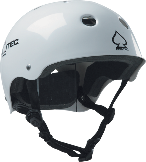PROTEC Classic CERTFIED GLOSS WHT-L SKATE HELMET