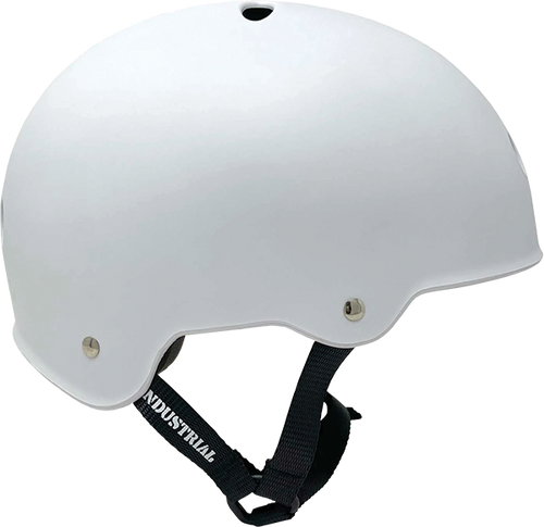 INDUSTRIAL FLAT WHITE SKATE HELMET XL