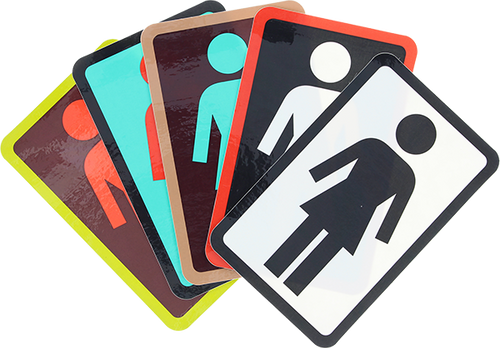 GIRL OG LOGO SM 3" DECAL STICKER single