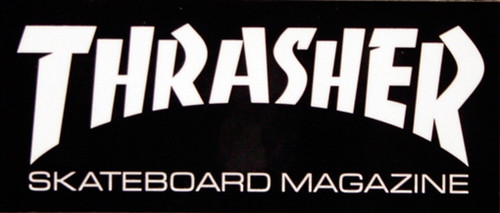 THRASHER MAG LOGO MINI DECAL STICKER single Assorted Colors
