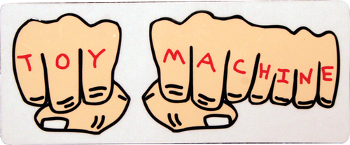 Toy Machine FISTS STICKER single