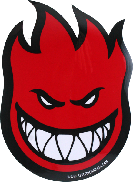 Spitfire FIREBALL LARGE RAMP STICKER single (Colors Vary)