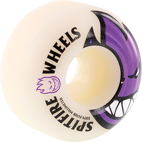 Spitfire BIGHEAD 54mm WHT W PURPLE Skateboard Wheels