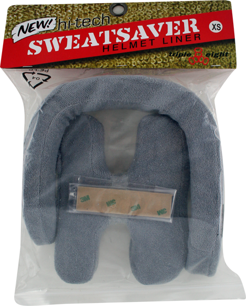 TRIPLE 8 SWEATSAVER SKATE HELMET LINER S-GREY