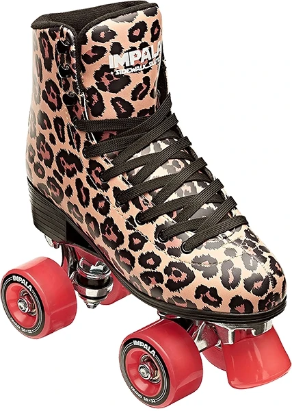 IMPALA SIDEWALK SKATES LEOPARD-SIZE 5
