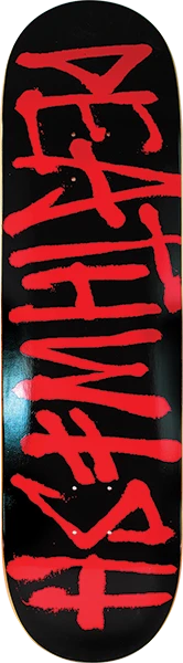 DEATHWISH DEATHSPRAY SKATEBOARD DECK-8.47 BLK/RED