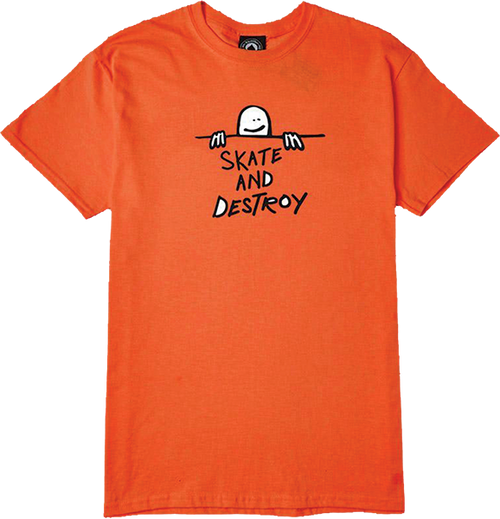 THRASHER GONZ SAD LOGO SS TSHIRT XLARGE ORANGE