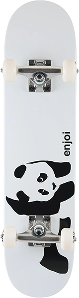 ENJOI WHITEY PANDA SOFT TOP MICRO SKATEBOARD COMPLETE-6.75
