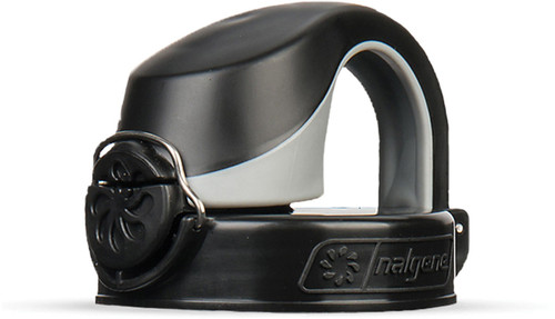 NALGENE OTF LID BLACK/GRAY (BULK)