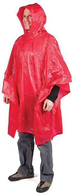 PEREGRINE PONCHO RED