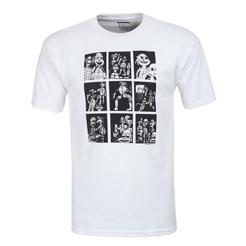 Skate Mental Joes Turtles Tshirt White