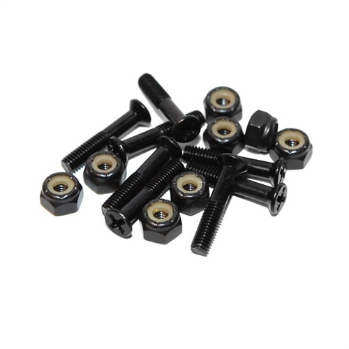 Shortys Skate Hardware Pack Black 1.5inch