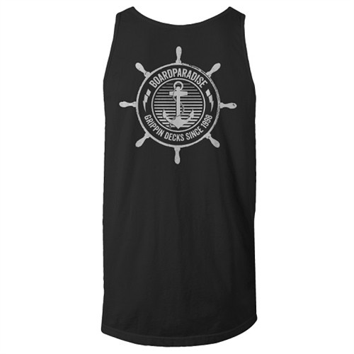 Boardparadise Stacked Wheel Anchor Tank Top Black