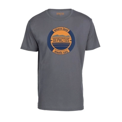 Depactus Land Meets Sea Tshirt Charcoal