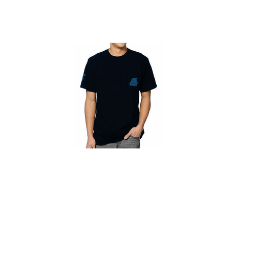 NEW Huf OH SNAPS POCKET T-Shirt Navy - Large