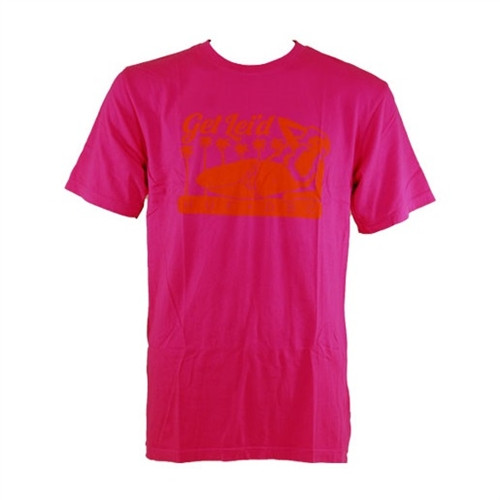 Huf Get LEI'D T Shirt Pink
