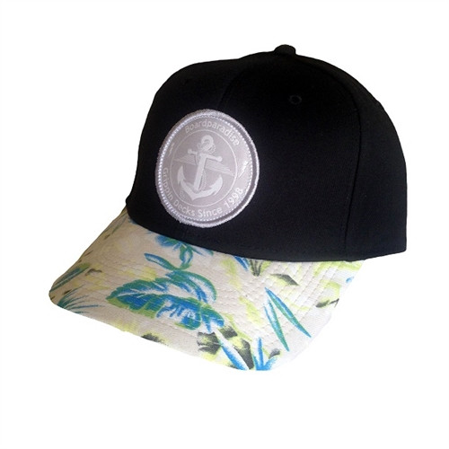 Boardparadise Anchor Ball Cap Black Tropical Tan Snapback