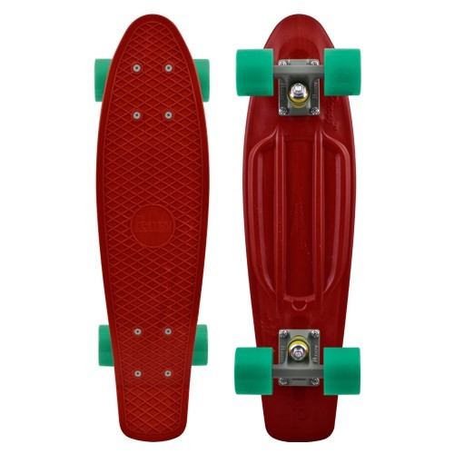 Penny Skateboard レッド コンプリート Penny Skateboard Organic 22 Skateboard Complete Maroon