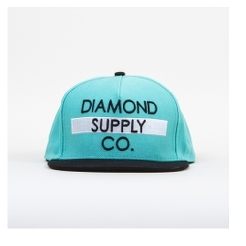 Diamond Bar Logo Snapback Aqua