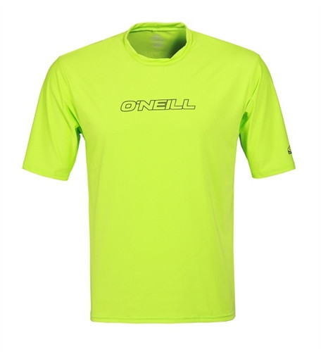 Oneill Youth Basic SS Rash Tee Yellow Child