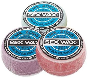 SEXWAX Sex Wax Surf Wax Original Tropical Water 3 Pack