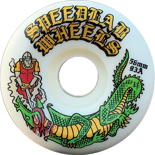 SPEEDLAB SLAYERS 56MM 93A WHITE WHEELS SET WHEELS SET
