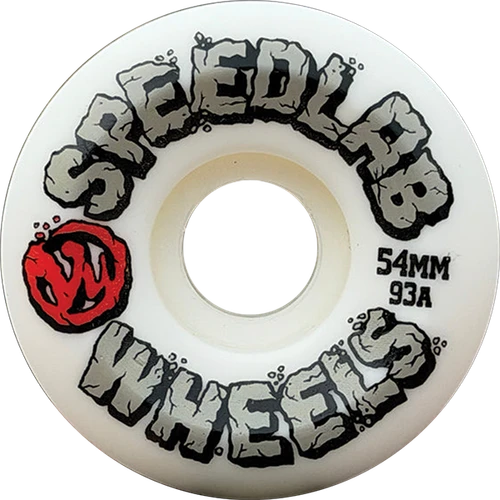SPEEDLAB VU SHREDSTONES 54MM 93A WHITE WHEELS SET WHEELS SET