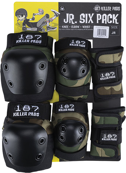 187 6-PACK JUNIOR PAD SET CAMO