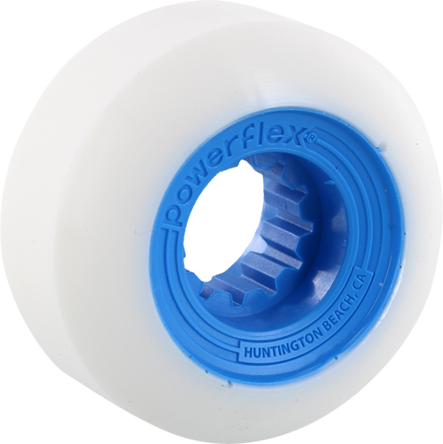 POWERFLEX GUMBALL 54mm 83b WHT/BLUE Wheesl Set