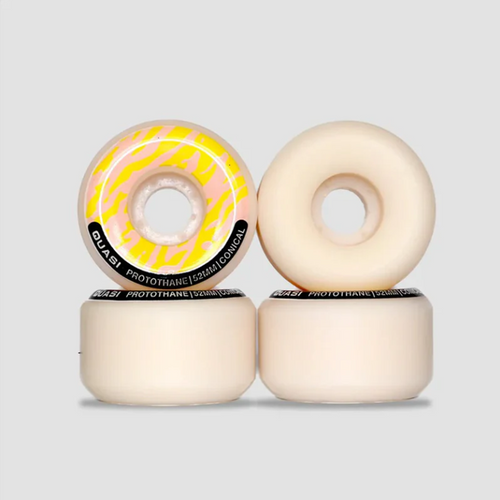 Quasi Protothane Conical Wheels Natural Pink Yellow 52/83b