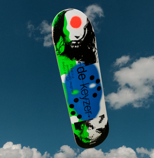 Quasi DeKeyzer Image World Skateboard Deck Blue Green Black 8.25x14.3WB