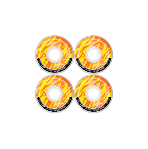 Quasi Protothane Conical Wheels Natural Orange Yellow 53/83b