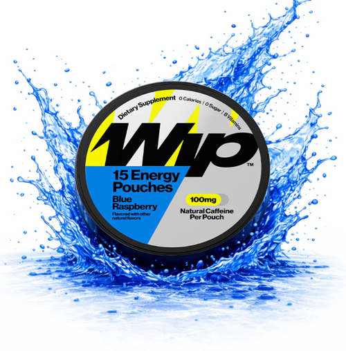 WIP 100mg Energy Pouches Blue Raspberry 10ct