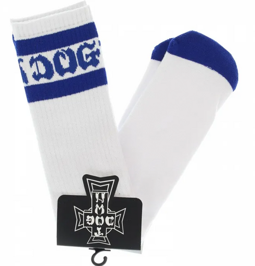 Dogtown Tube Socks Blue White Onesize