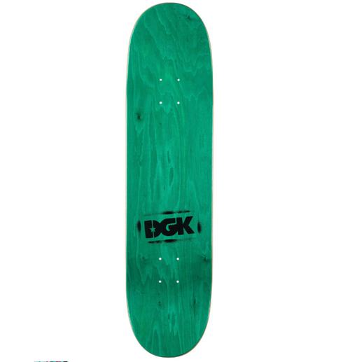 DGK Camber Club Skateboard Deck Teal Pink 8.25x14.3WB