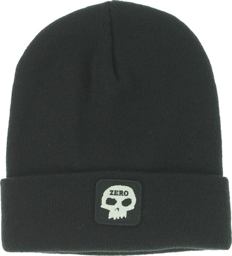 ZERO SKULL PATCH BEANIE-BLK