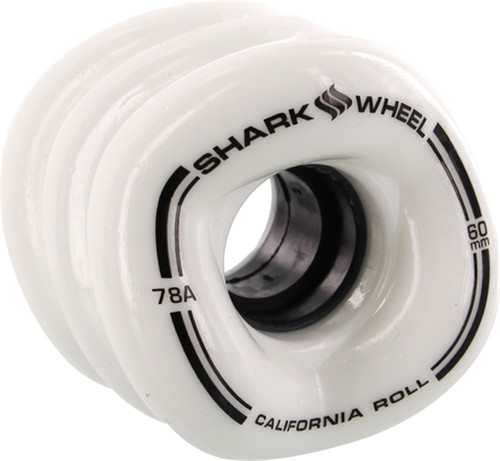 SHARK CALIFORNIA ROLL 60mm 78a WHITE set of 4 wheels