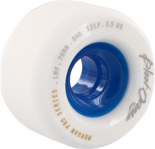 BLOOD ORANGE MORGAN 70mm 84a WHT/BLU Skateboard Wheels Set