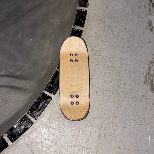 RYSE Split Logo Fingerboard Deck Blue Black 34mm OG Asgard