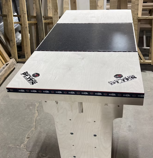 USAFBL Game of Skate Table with Stand Natural 35-47 adju