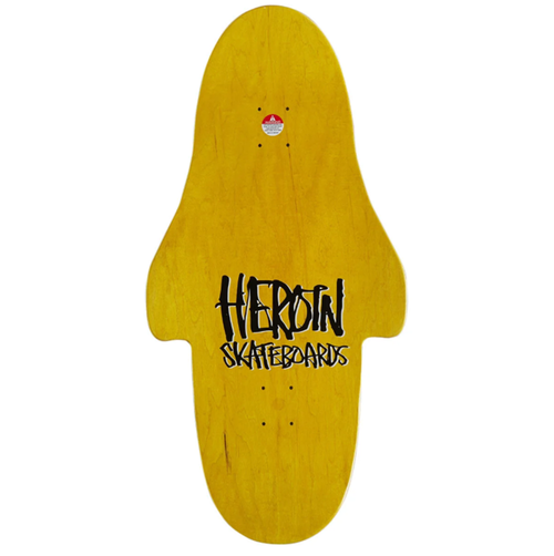 Heroin Wingy Thingee Skateboard Deck Light Green 15.2x30.6