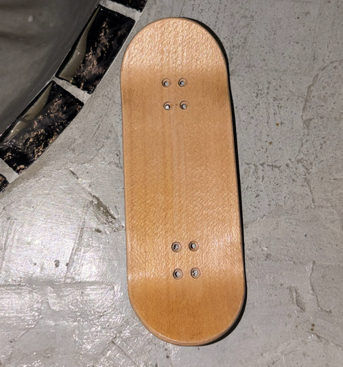 223 Sky Blue Fingerboard Deck Black White Blue 34x97 Medium Low