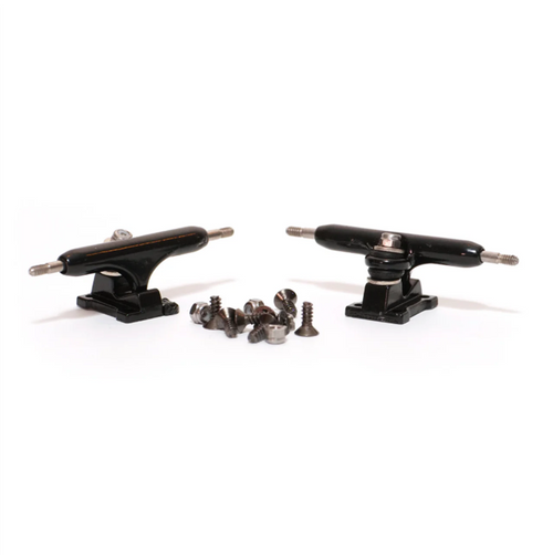 Flatface Fire Fingerboard Trucks Black 32mm